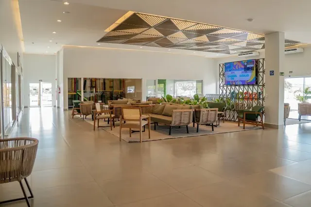 Lobby e área de espera do Lagoa EcoTowers