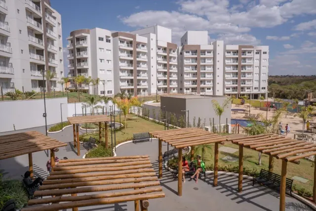 Pergolados e áreas externas do Lagoa EcoTowers