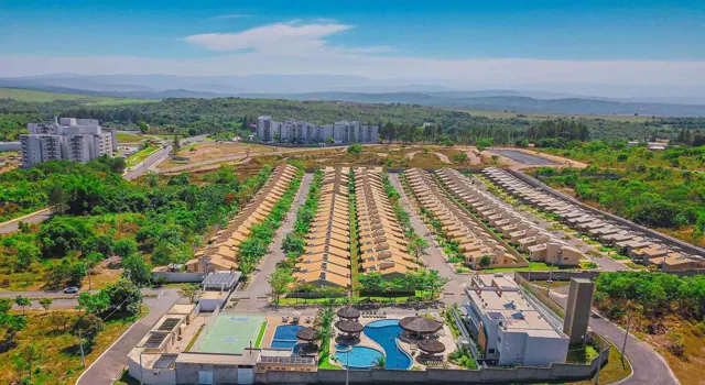 Vista geral do condomínio Lagoa Jardins